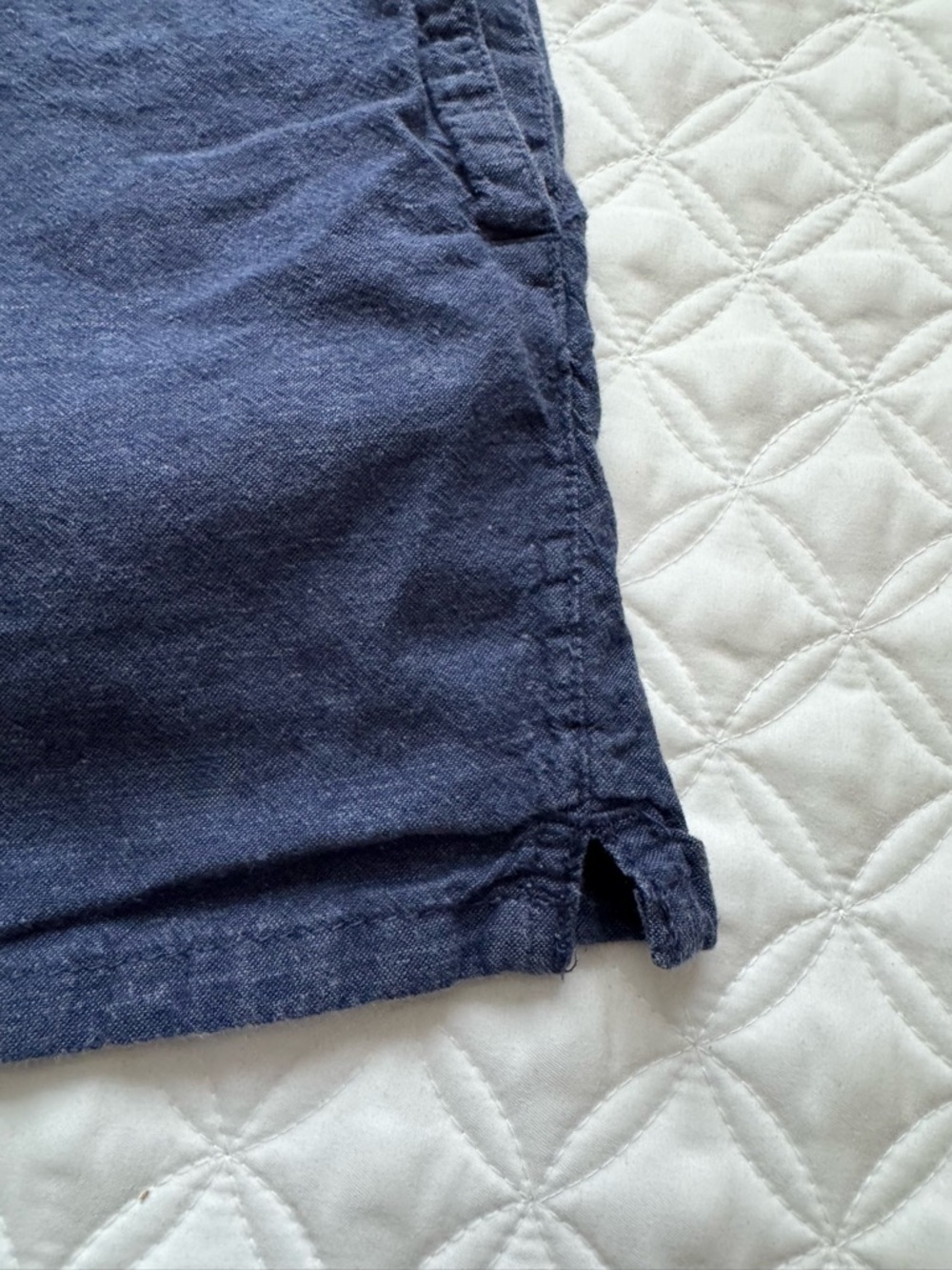 Patagonia Island Hemp Baggies Shorts 3" Pull On Woven Navy Blue Size Large - Picture 5 of 14